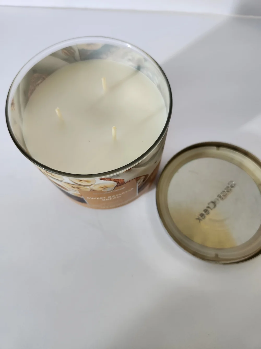Goose Creek Sweet Banana Bread Scented 3 Wick Candle